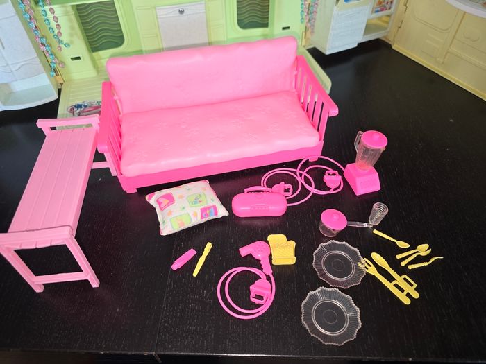 Maison radio Fm barbie mattel 1999 avec boite et notice - photo numéro 4