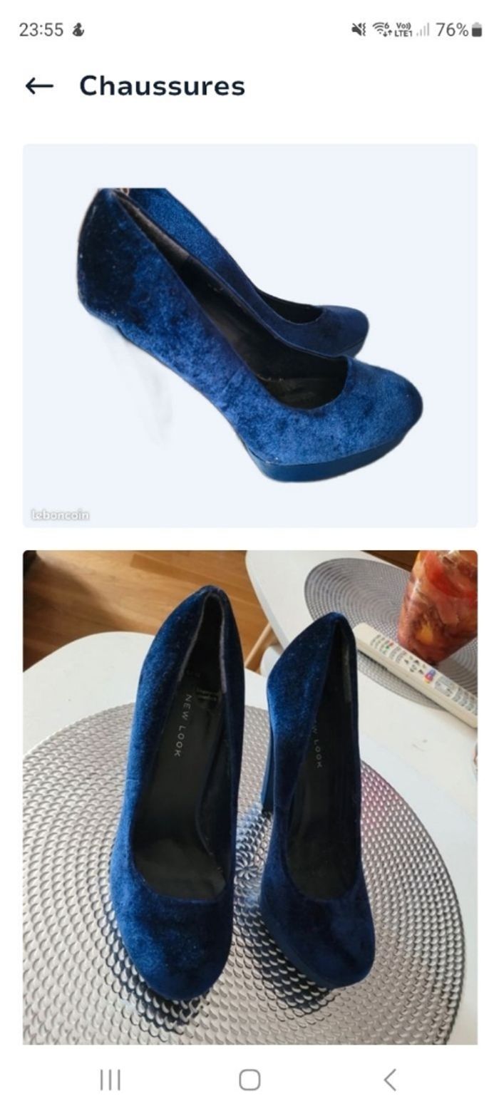 Chaussures bleu 38 - photo numéro 4