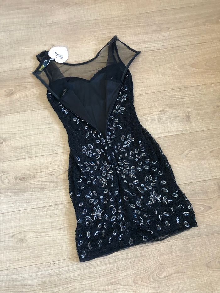 Robe noire et argentée neuve avec sequins Realty taille S (valeur 45€) - photo numéro 8