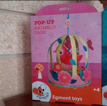 Loisir créatif/Enfant: Kit Pop-up "Cage & Oiseau"