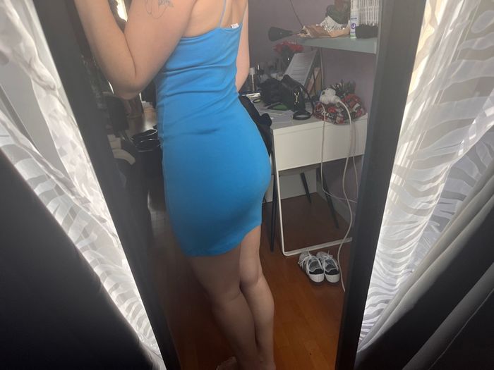 Robe bleue Zara - photo numéro 2