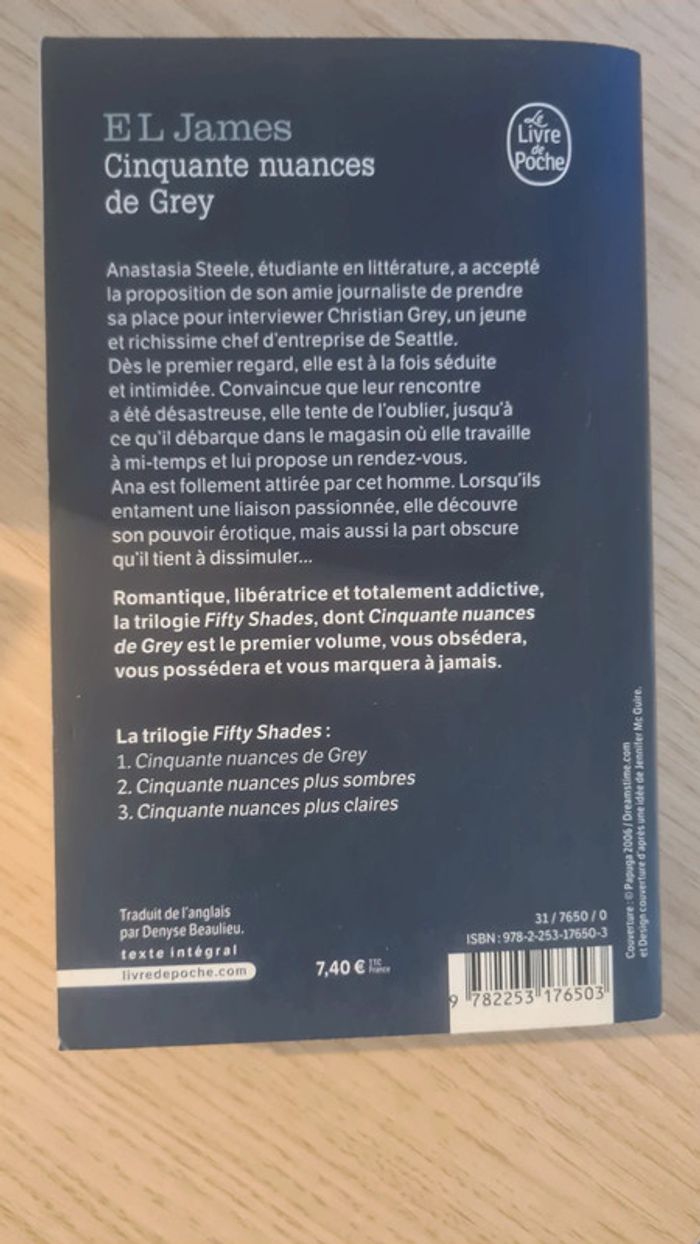 Cinquante nuances de Grey - EL James - photo numéro 2