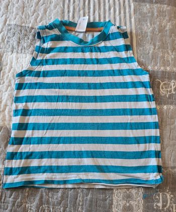Débardeur à rayures 6 ans