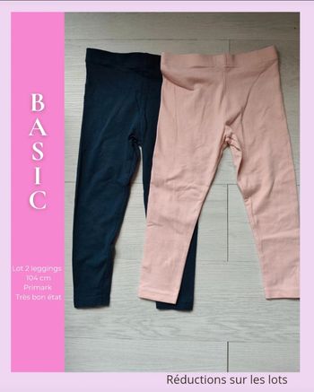 Lot de 2 Leggings 🦄 Taille 4 ans 