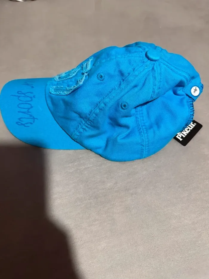Casquette bleu pikeur neuve - photo numéro 4