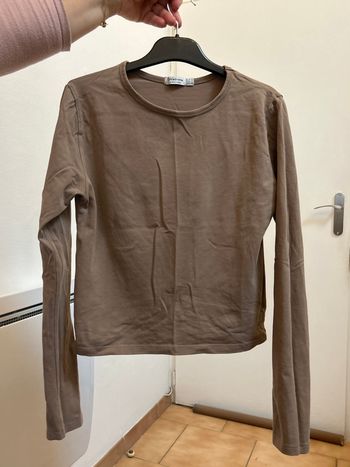 T-shirt Stradivarius taupe taille L