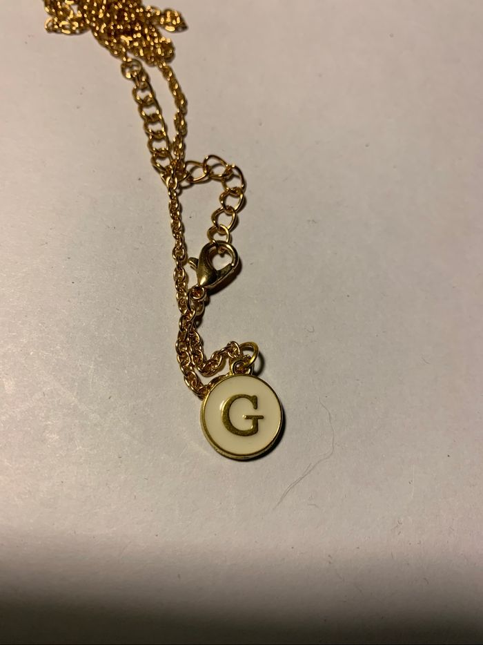 Collier initiale G - photo numéro 2