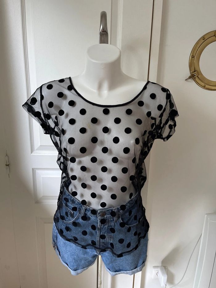 Top à pois - photo numéro 5