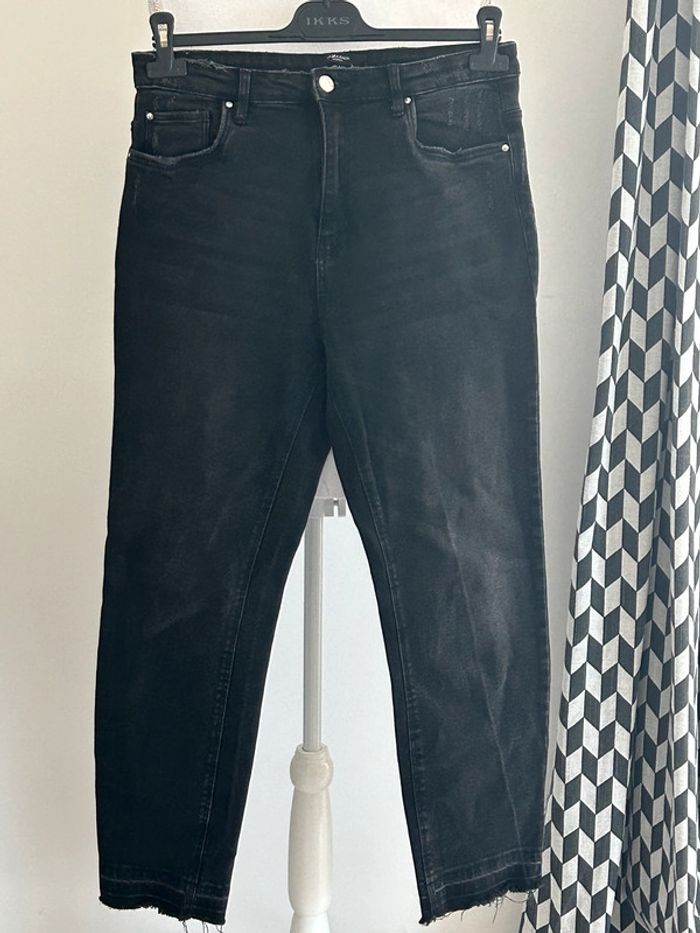 Jean noir Piazza Italia, taille 40, taille haute