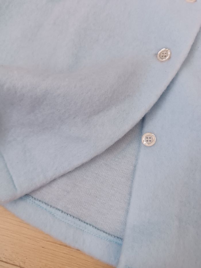 Peignoir bleu - photo numéro 2