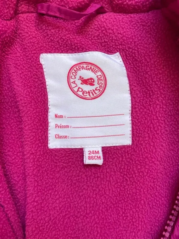 Manteau doudoune à caluche La compagnie des petits 24 mois - photo numéro 5