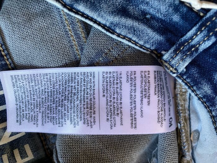Short bermuda jog en jeans stretch 13 ans C&A - photo numéro 6