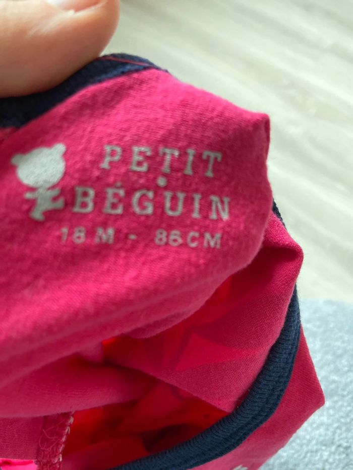 Combi short fille petit beguin 18 mois 86 cm - photo numéro 2