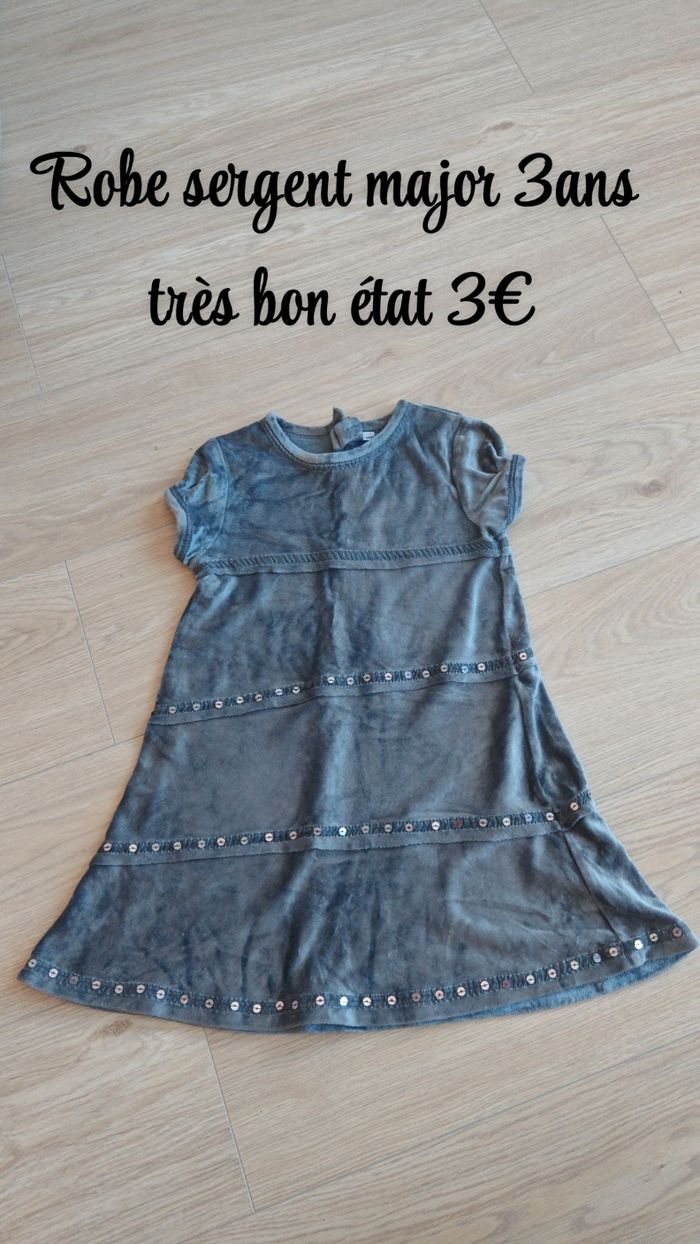 Robe 3ans sergent major