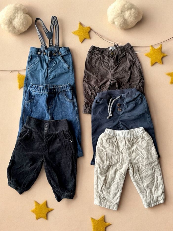 Lot de 6 pantalons 9 mois