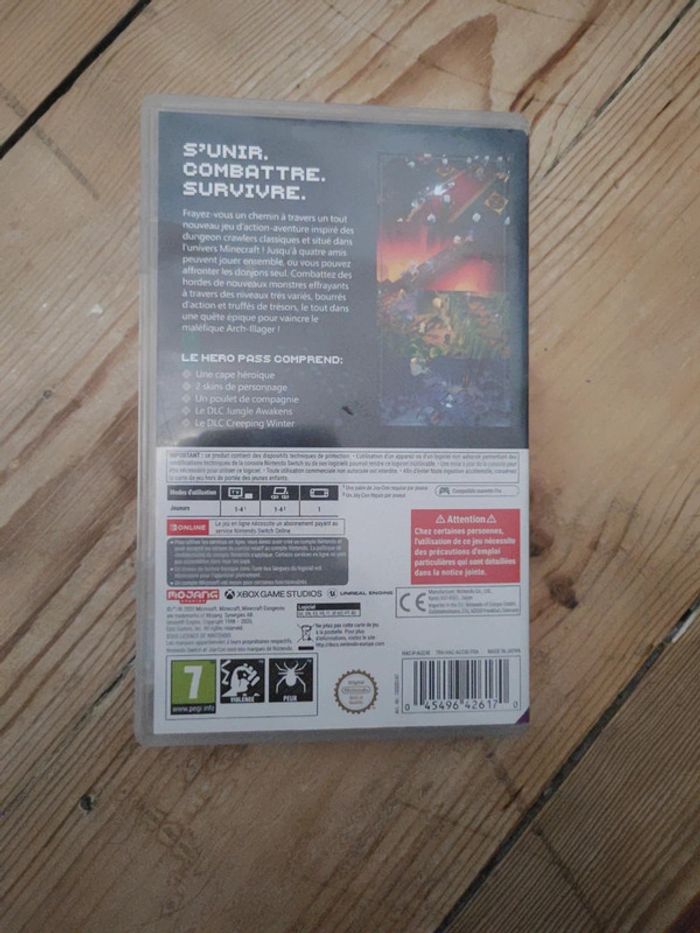 Jeu switch Minecraft - photo numéro 2