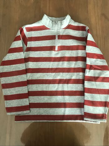 Sweat gris/rouge Masters 10 ans