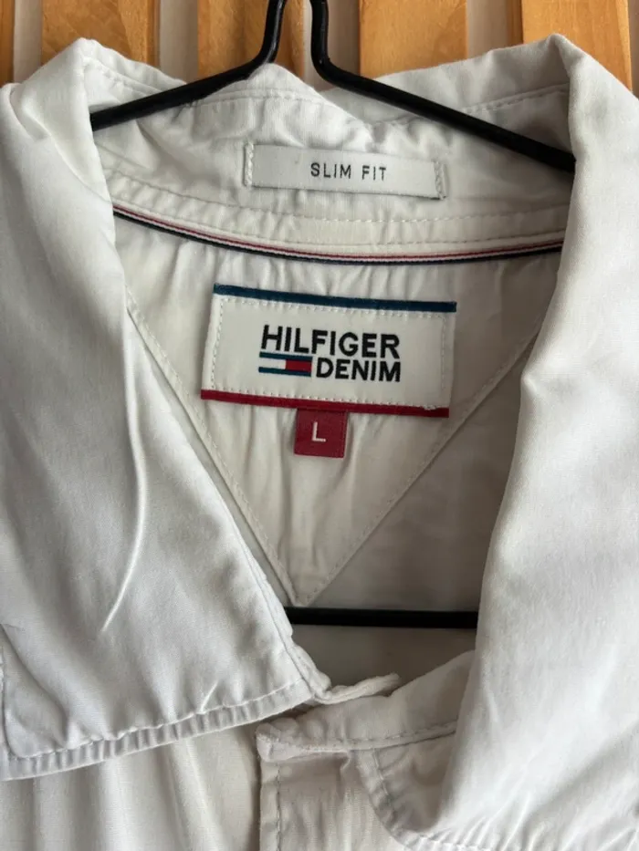 Chemise Tommy H blanc - photo numéro 3