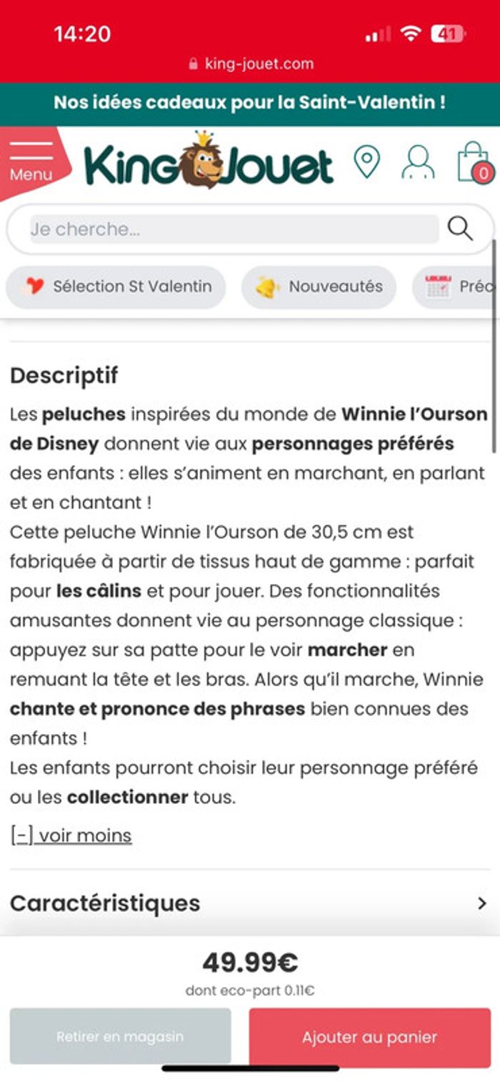 Winnie l’ourson interactif - photo numéro 4