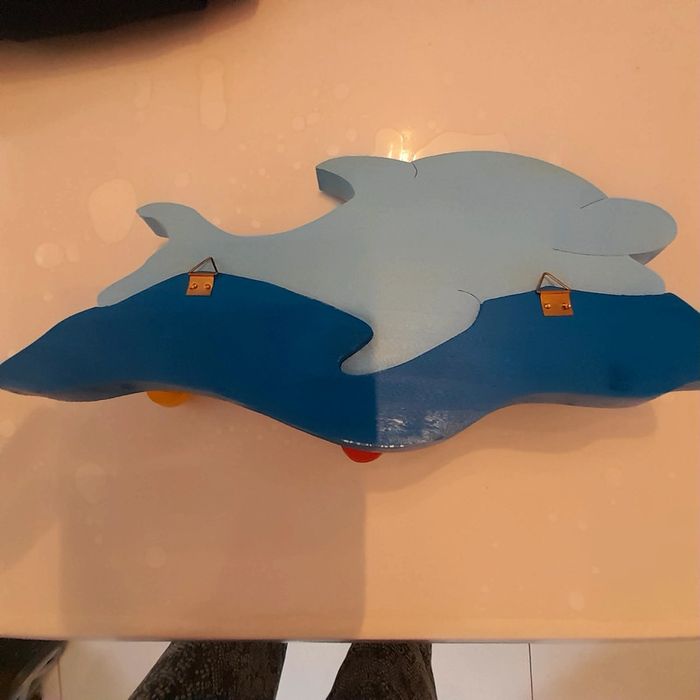 Porte manteau à accrocher "Clément " fait main. Parfait état - photo numéro 2