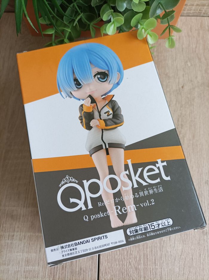 Figurine Rem Re Zero banpresto qposket Bandai
