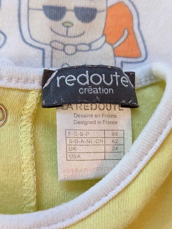 Lot de 2 pyjamas coton taille 3 mois - photo numéro 6