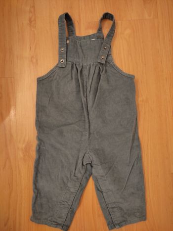 Salopette velours côtelé