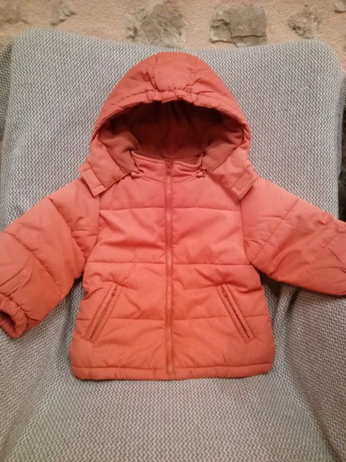 Doudoune doublée polaire T.24 mois - Kimbaloo