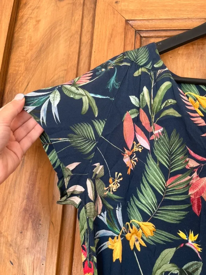 🌺 Robe imprimée tropicale Caroll – Taille 42 - photo numéro 3