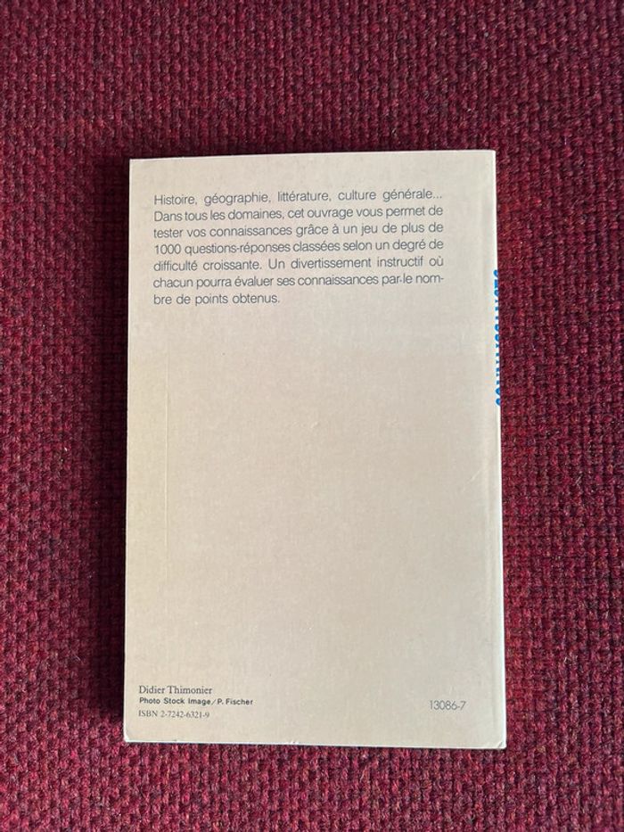 Livre Testez vos connaissances - photo numéro 2