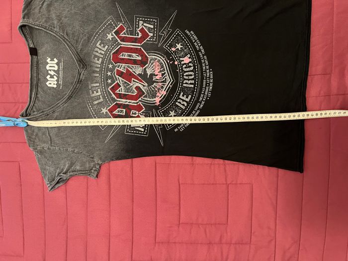 T-shirt AC/DC Let there be Rock Effet Dip-Dye - photo numéro 6