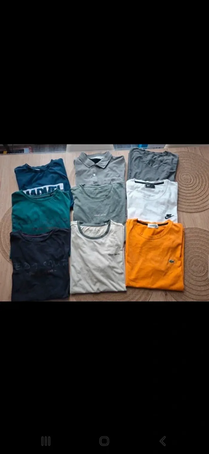 Lot de 9 T-shirts