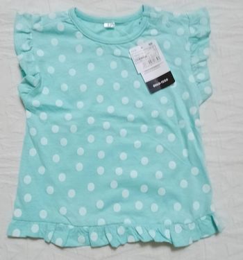 Zeeman robe turquoise pois 6 mois
