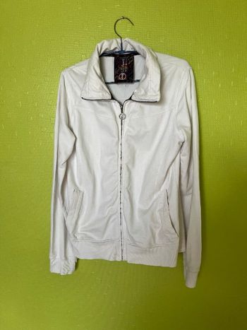 Sweat zippé Cache cache blanc 38/40