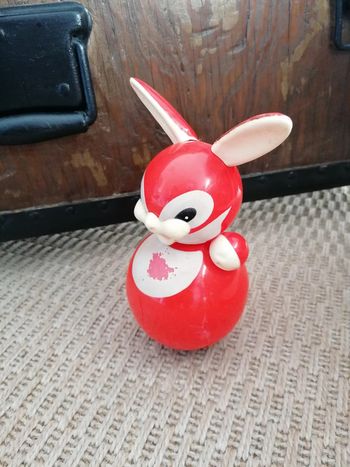 Lapin culbuto musical vintage