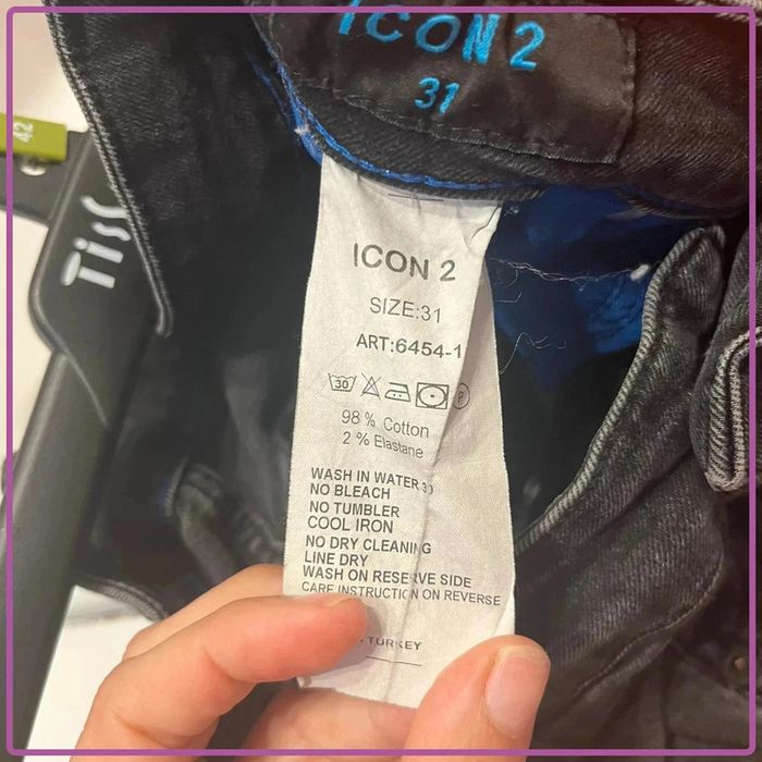 Jeans icon2 taille 31 modèle troué - photo numéro 14