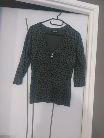Haut manche 3/4 Jennyfer taille M - léopard 🐆