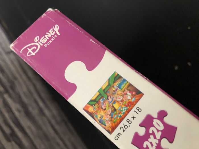 Boîte de 2 puzzles blanche neige et les 7 nains dès 3 ans Disney - photo numéro 5