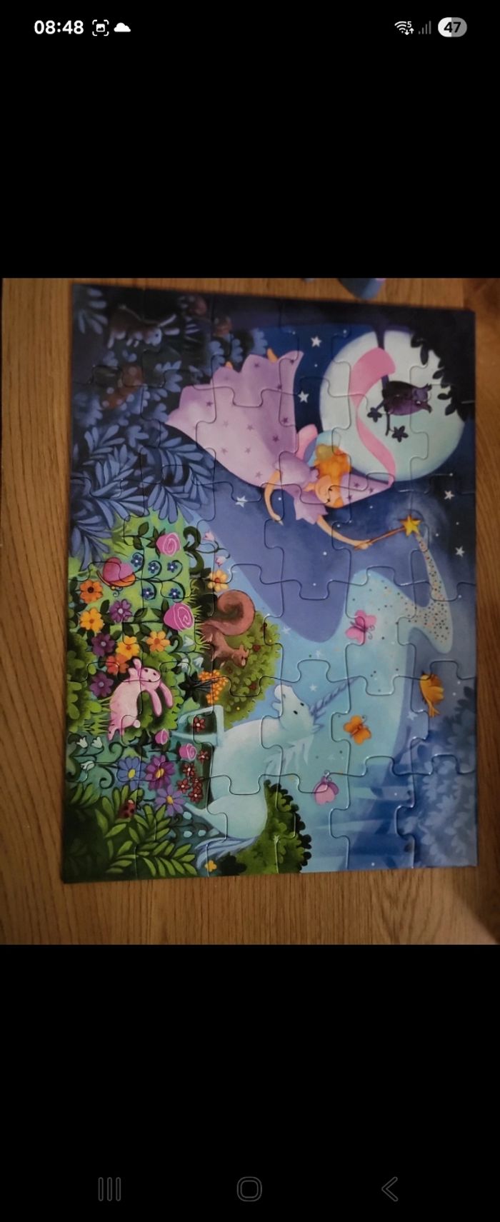 Puzzle fée et licorne - photo numéro 2