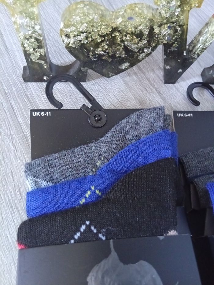 Joli lot 6 paires de chaussettes dû 40/46 - photo numéro 3