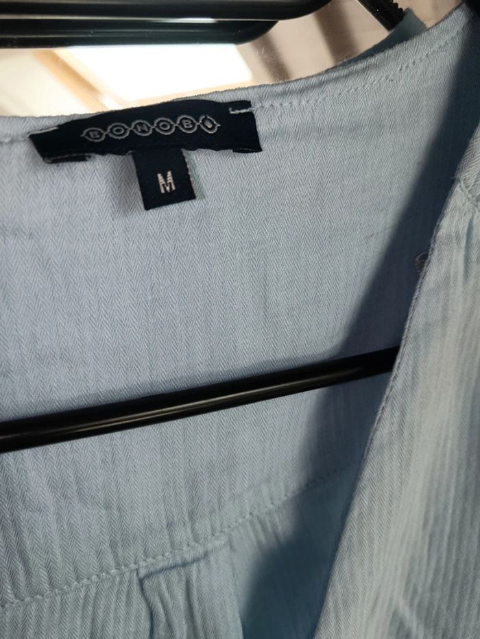 Chemisier léger bleu clair bonobo taille M - photo numéro 3