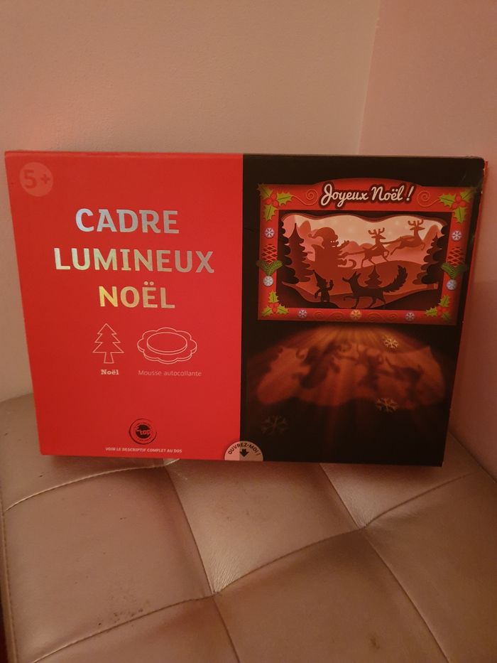 Cadre lumineux Noël neuf