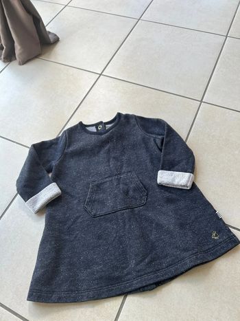 Robe pailleté petit bateau 12 mois