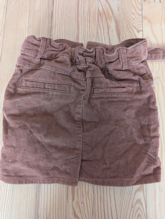 Jupe velours marron, taille 4 ans Okaïdi - photo numéro 3
