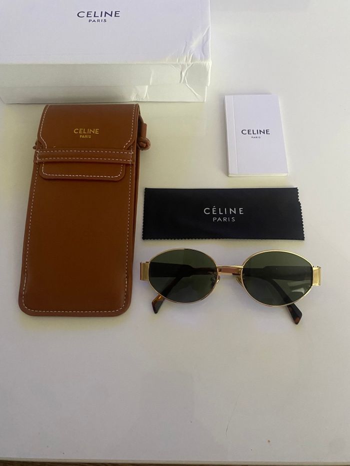 Lunettes de soleil Celine triomphe avec boite d’origine - photo numéro 2