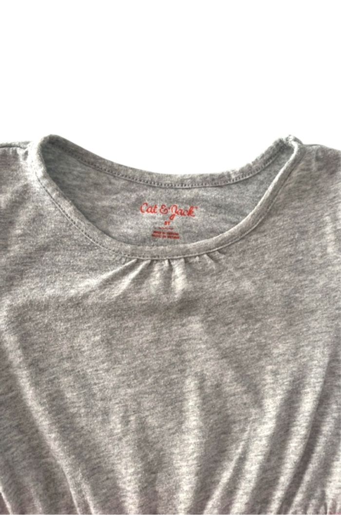 Robe fille manches courtes / 5ans / rose, gris / Cat and Jack - photo numéro 3