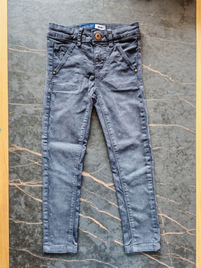 Pantalon skinny anthracite Okaïdi 4 ans