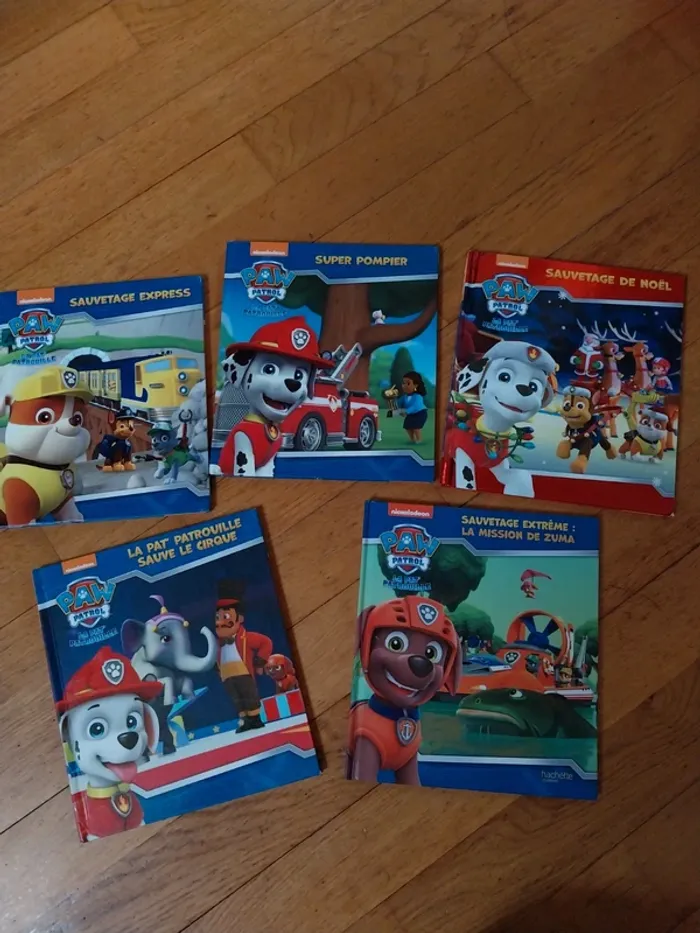 5 livres "La Pat Patrouille"