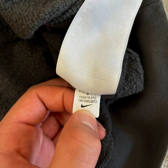 Ensemble Nike Sportswear Club Fleece Gris Fumée Rare Double Logo Taille M - photo numéro 11