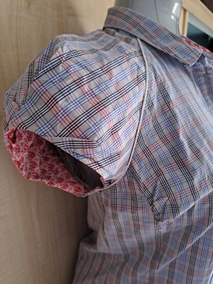 Chemise manches courtes chattawak taille 36 - photo numéro 3